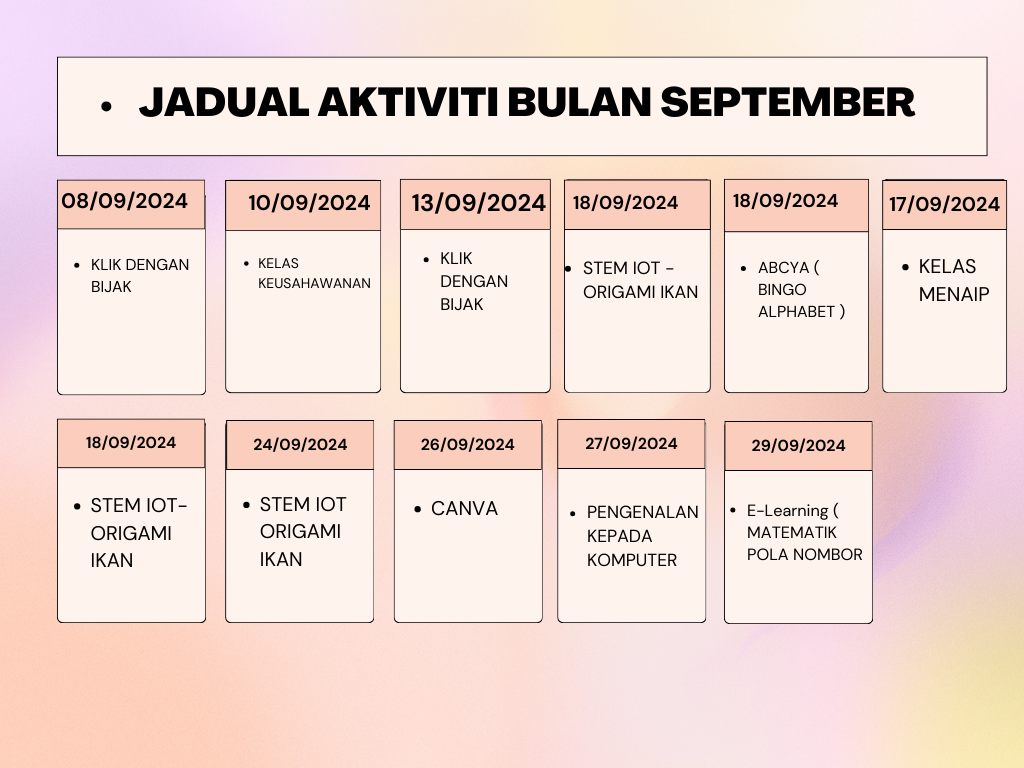 jadual-aktiviti-bulan-september